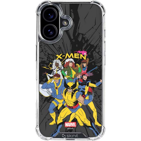 Marvel X-Men Group iPhone 16 Clear Case